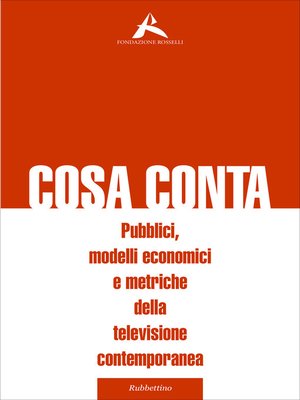 cover image of Cosa conta